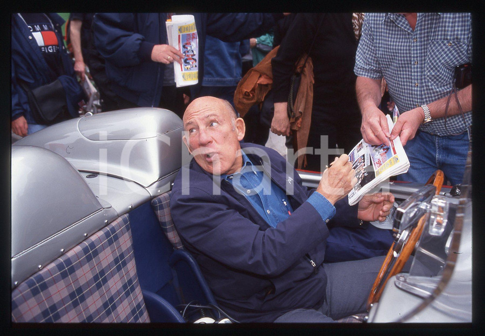 35mm vintage slide* 1999 1000 MIGLIA Stirling MOSS MERCEDES-BENZ 300 SLR (5)