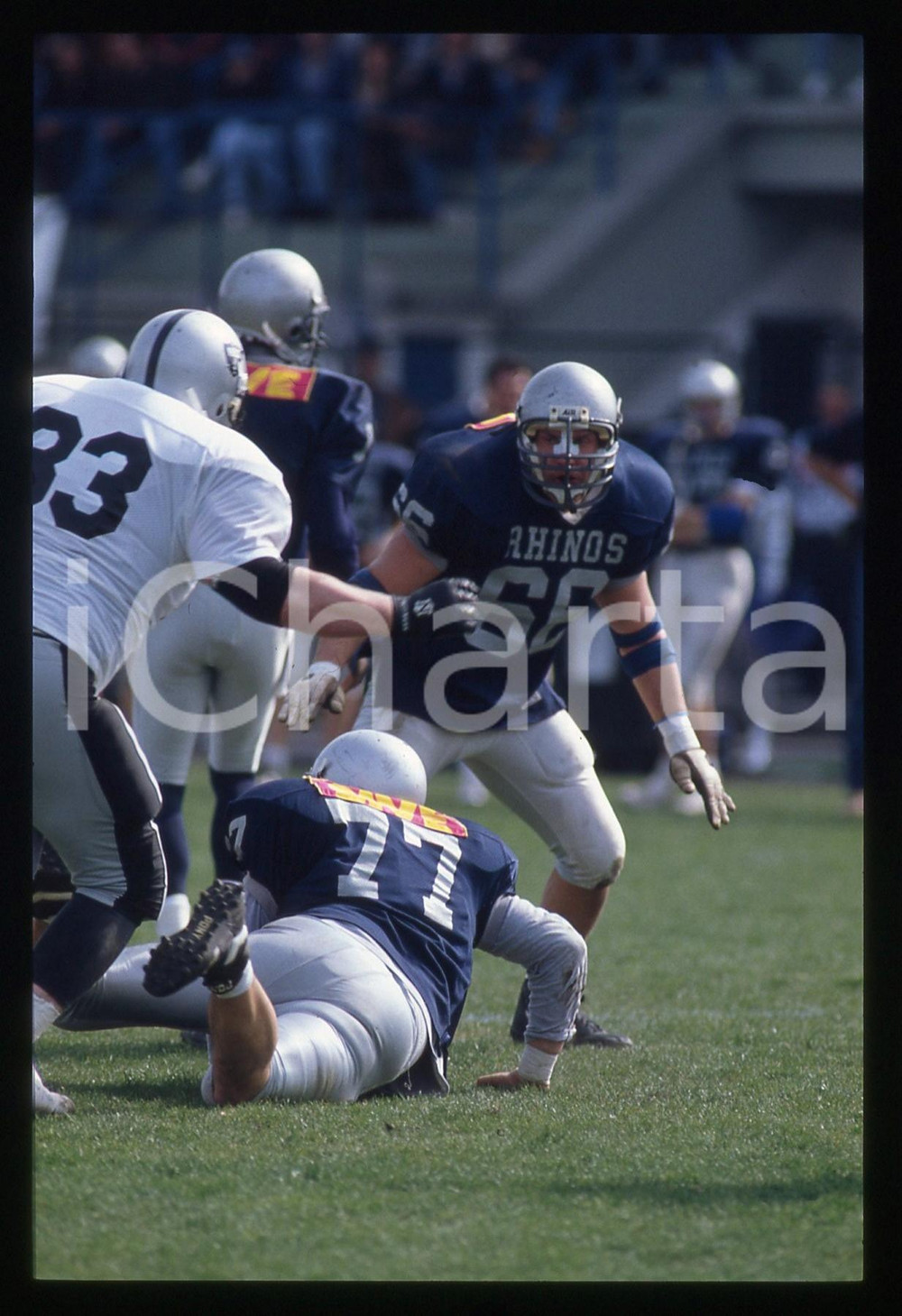 35mm vintage slide* 1995 MILANO FOOTBALL Sive RHINOS Milano vs FROGS Legnano (9)
