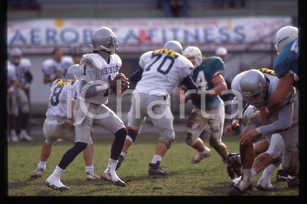 35mm vintage slide* 1995 MILANO FOOTBALL RHINOS Milano vs DOLPHINS Marche (5)