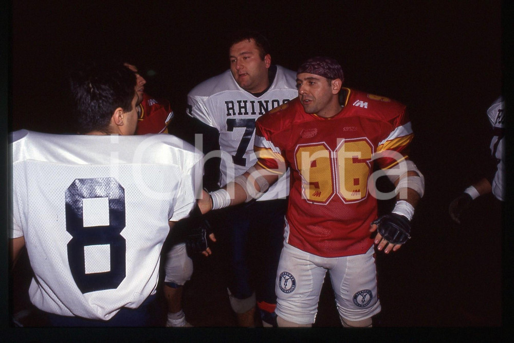 35mm vintage slide* 1994 ROMA FOOTBALL GLADIATORI Roma vs Sive RHINOS Milano (3)