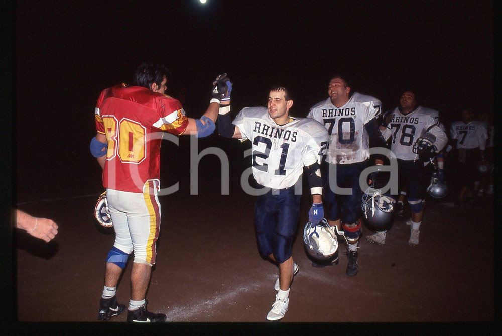 35mm vintage slide* 1994 ROMA FOOTBALL GLADIATORI Roma vs Sive RHINOS Milano (4)