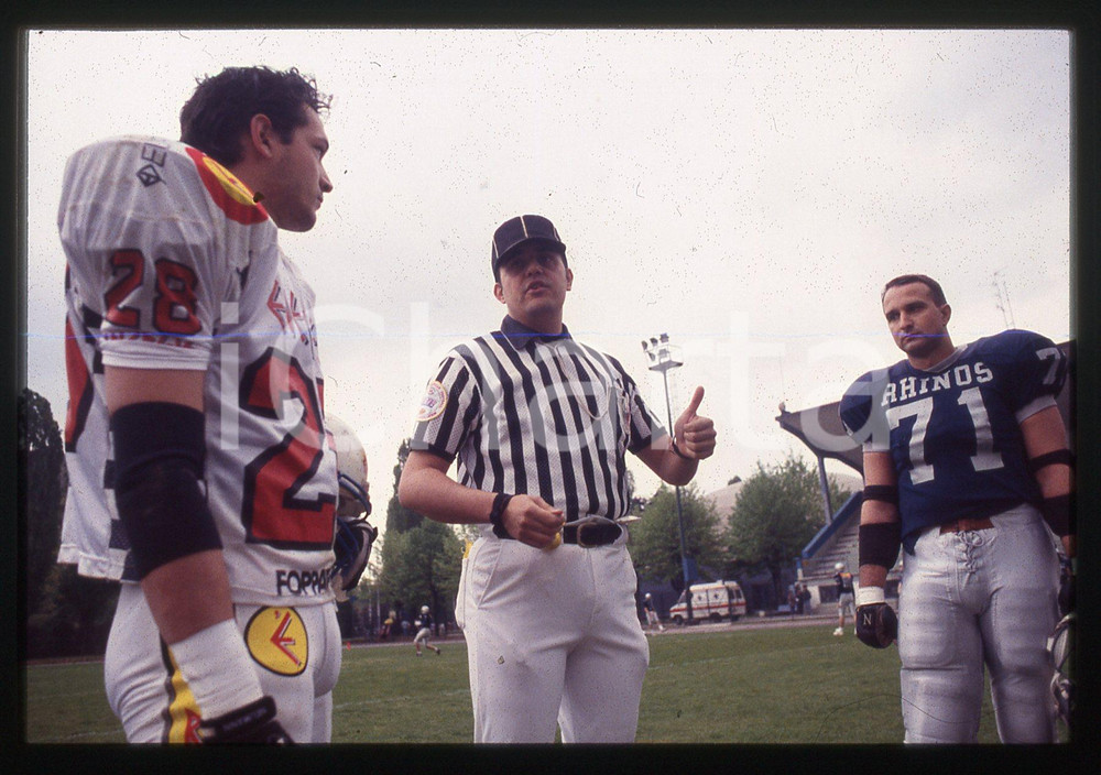 35mm vintage slide* 1994 MILANO FOOTBALL Sive RHINOS Milano vs LIONS Bergamo 10