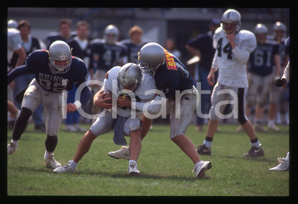 35mm vintage slide* 1995 MILANO FOOTBALL Sive RHINOS Milano vs FROGS Legnano 29
