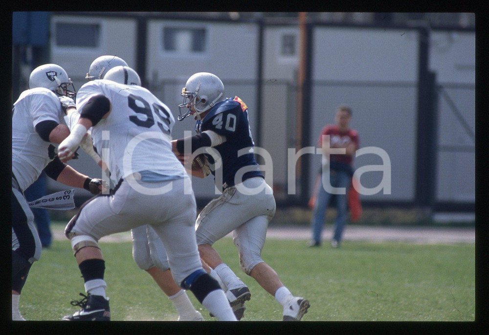 35mm vintage slide* 1995 MILANO FOOTBALL Sive RHINOS Milano vs FROGS Legnano 34