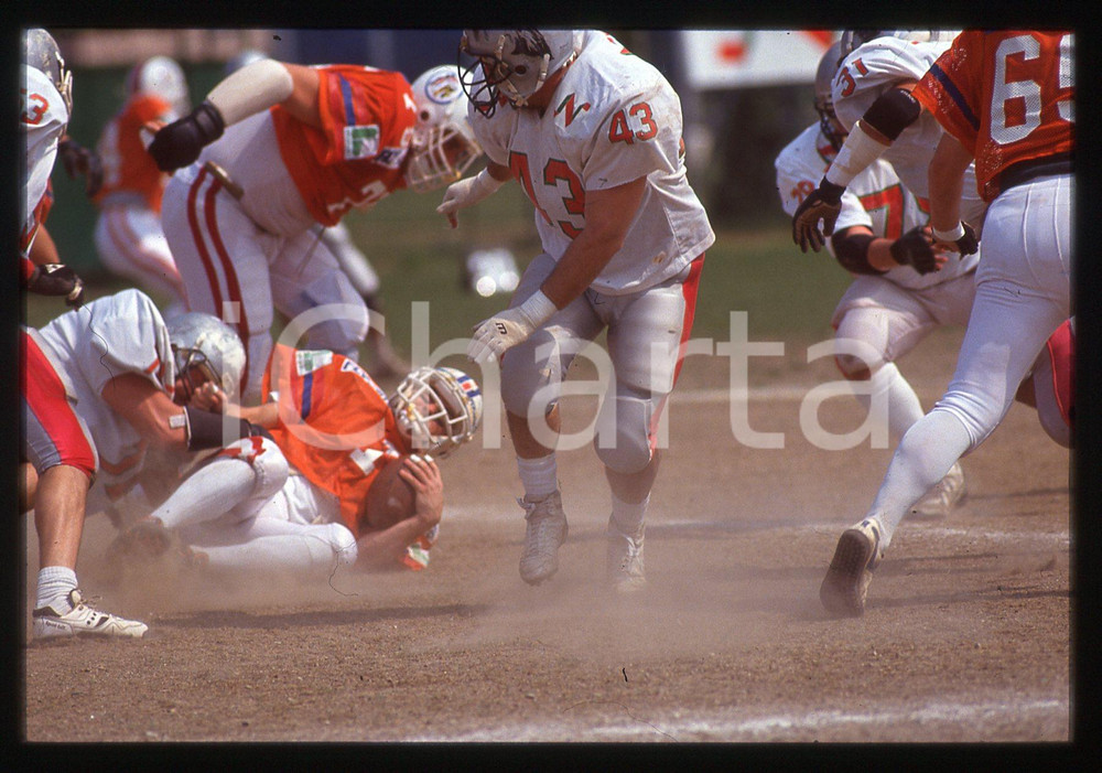 35mm vintage slide* 1995 ca FOOTBALL BLACKHAWKS Cernusco vs REDSKINS Verona (8)