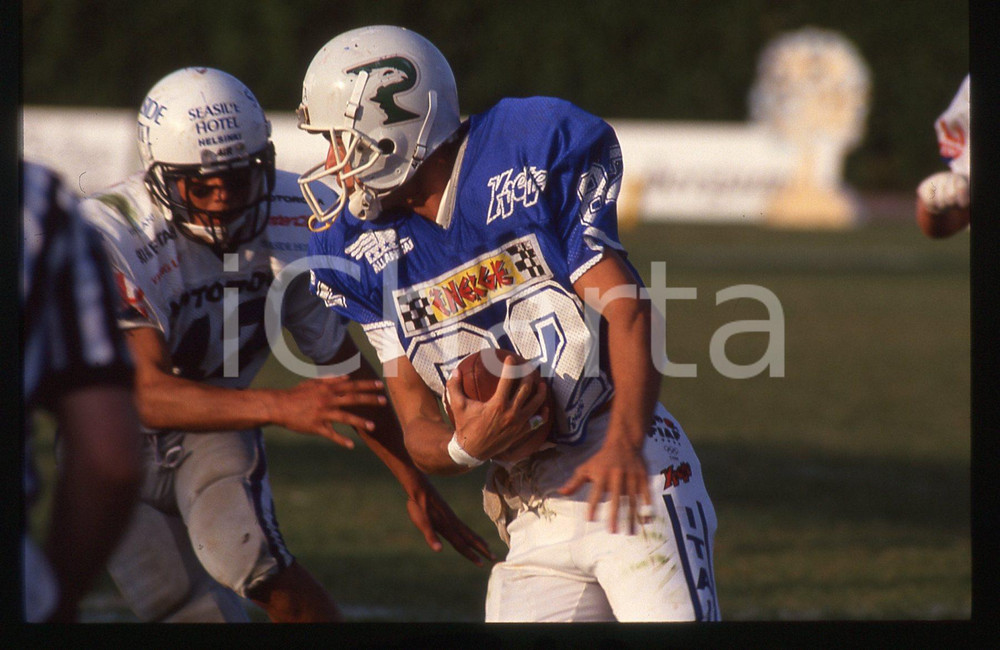 Fotografia d epoca originale 35mm vintage slide1993 TELGATE Campionato Europeo Football ITALIA  FINLANDIA 3 1