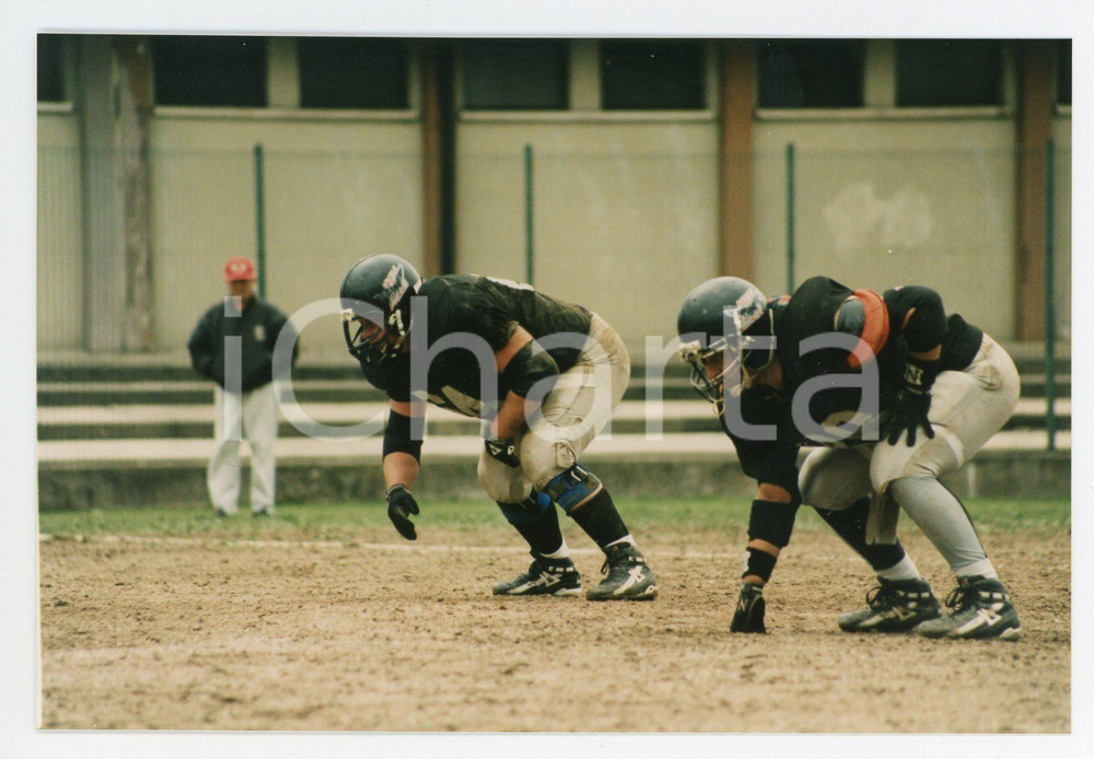 1995 CERNUSCO SUL NAVIGLIO Giocatori BLACKHAWKS in azione *Foto FOOTBALL 15x10 2