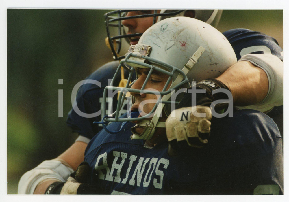 1995 MILANO - FOOTBALL Giocatori Sive RHINOS Milano durante timeout *Foto 15x10