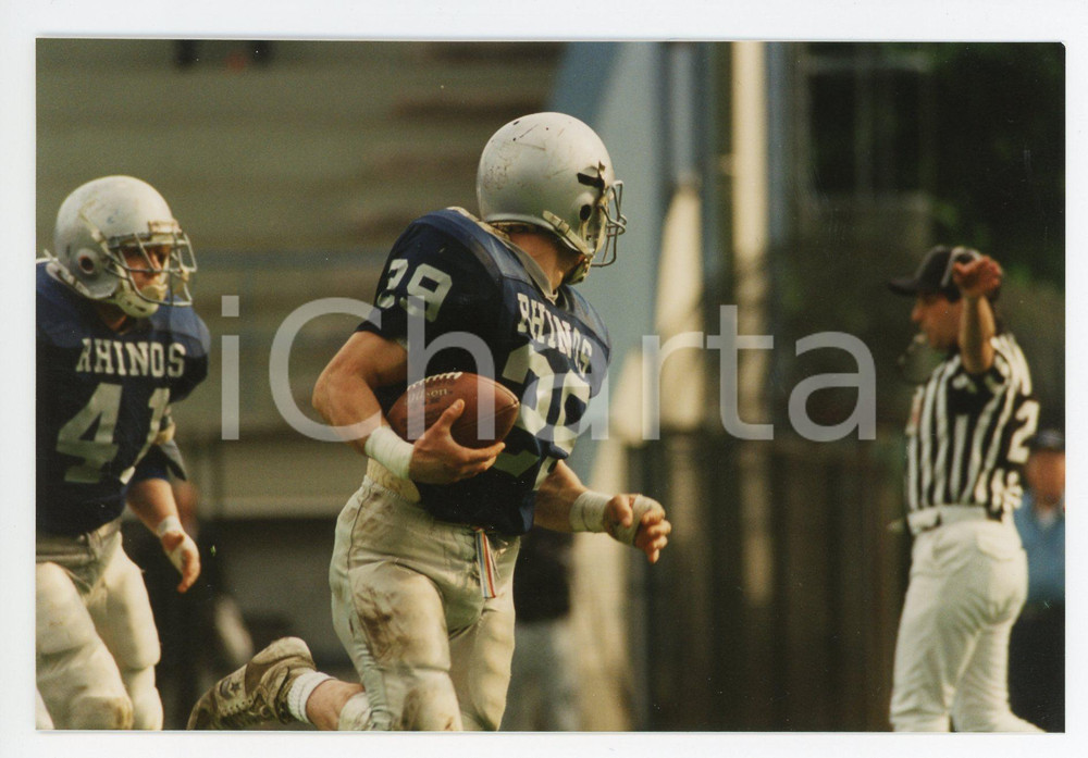 1995 MILANO FOOTBALL Sive RHINOS Milano durante un azione di gioco *Foto 15x10 2