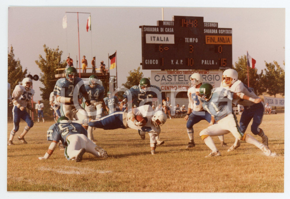 1983 CASTEL GIORGIO CAMPIONATO EUROPEO FOOTBALL - ITALIA vs FINLANDIA *Foto (2)