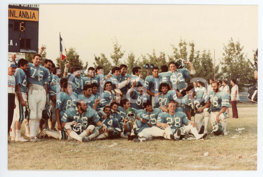 1983 CASTEL GIORGIO FOOTBALL AMERICANO - ITALIA Campione d'Europa *Foto (5)