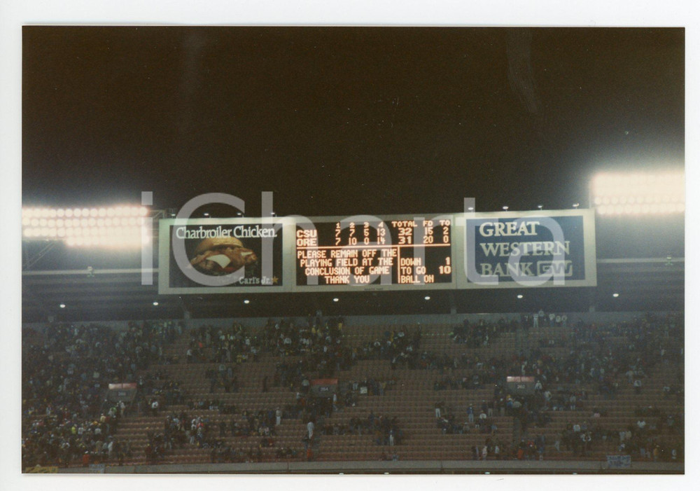 1990 ANAHEIM - FREEDOM BOWL Colorado State RAMS vs Oregon DUCKS *Foto 15x10 (4)