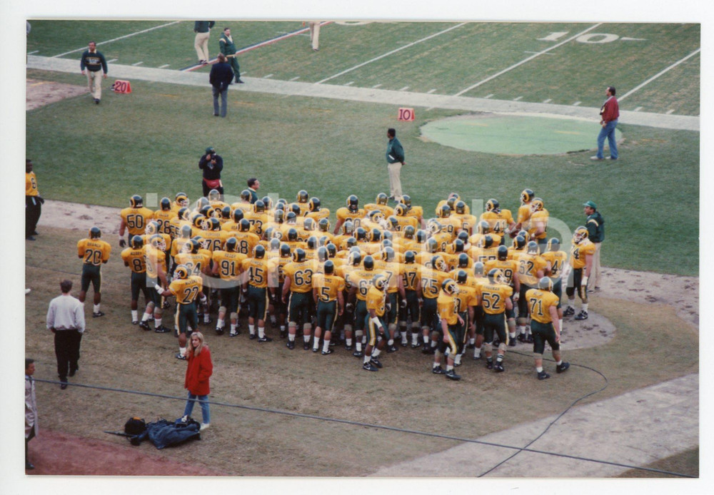1990 ANAHEIM - FREEDOM BOWL Colorado State RAMS Riscaldamento *Foto 15x10 cm
