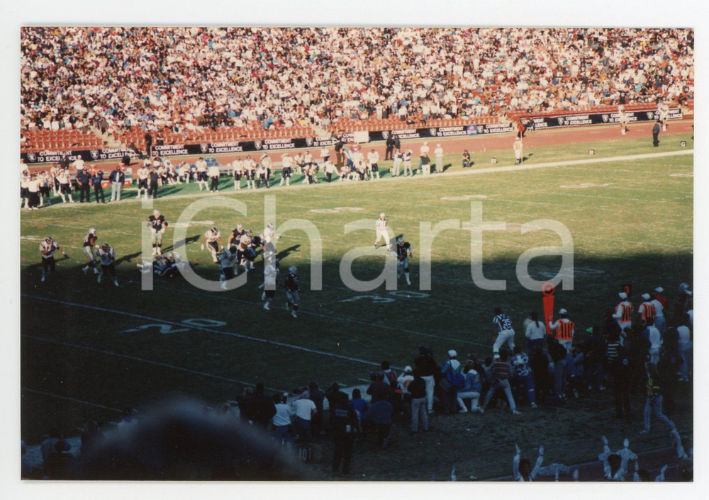 1990 LOS ANGELES - NFL Los Angeles RAIDERS vs San Diego CHARGERS *Foto 15x10