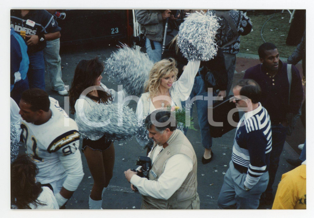 1990 LOS ANGELES - NFL Raiderettes - Los Angeles RAIDERS *Foto 15x10 cm