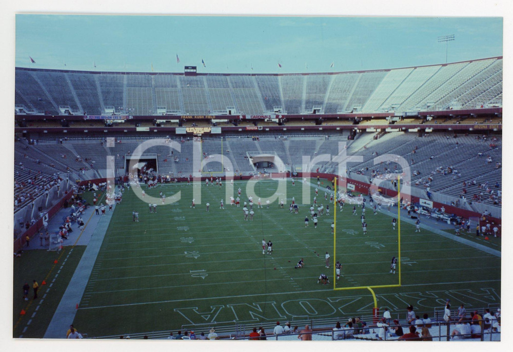 1990 GLENDALE - NFL Phoenix CARDINALS vs Chicago BEARS *Foto 15x10 cm (4)