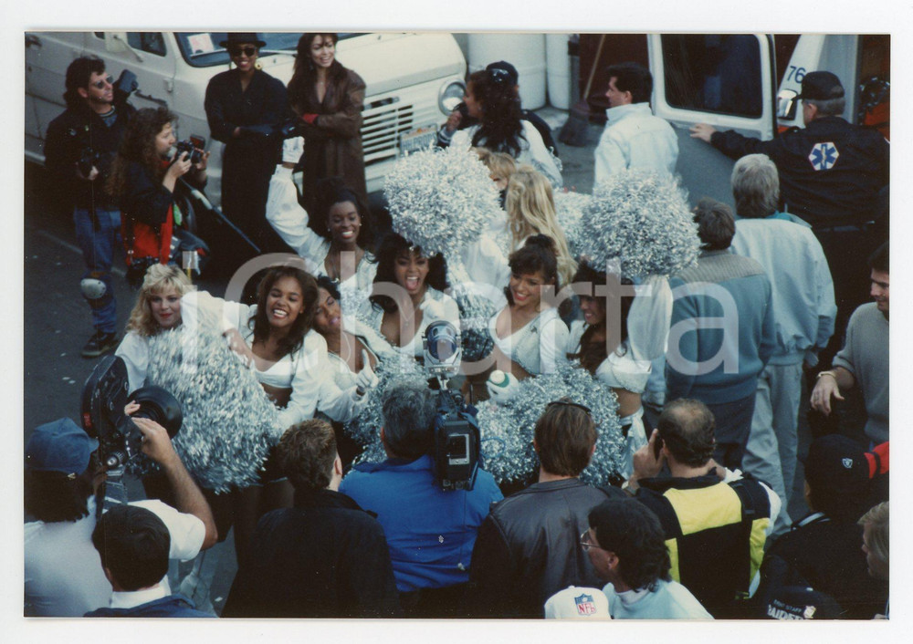 1990 LOS ANGELES - NFL Raiderettes - Los Angeles RAIDERS *Foto 15x10 cm (5)