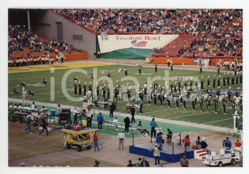 1990 ANAHEIM - FREEDOM BOWL University of OREGON marching band *Foto 15x10 cm 2