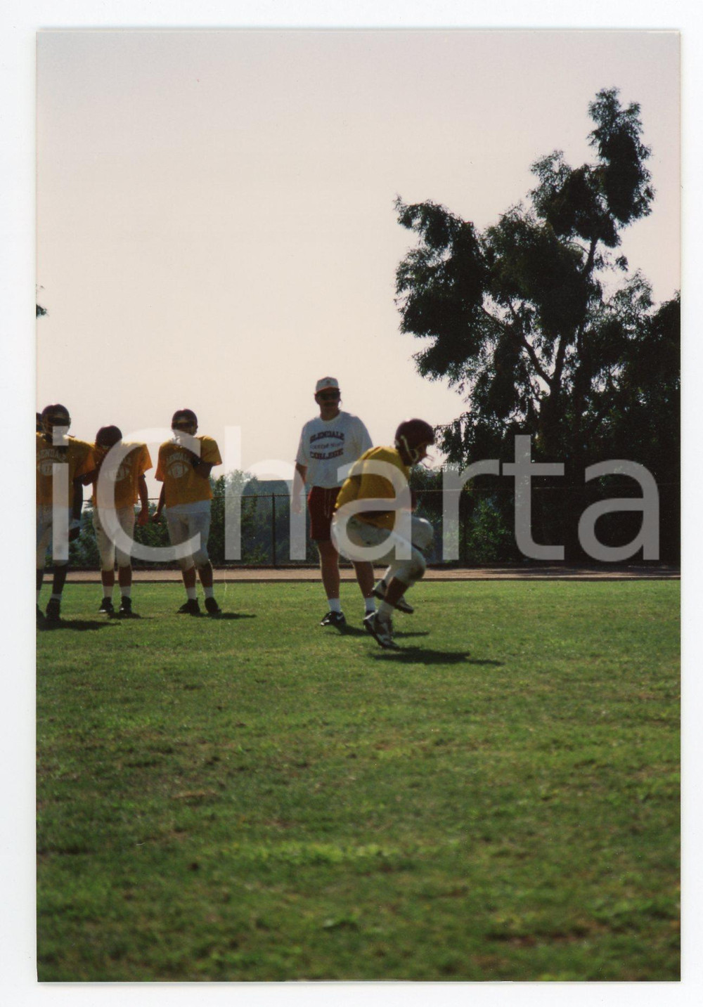 1990 GLENDALE - FOOTBALL Workout of GLENDALE College team *Foto 10x15 cm (25)