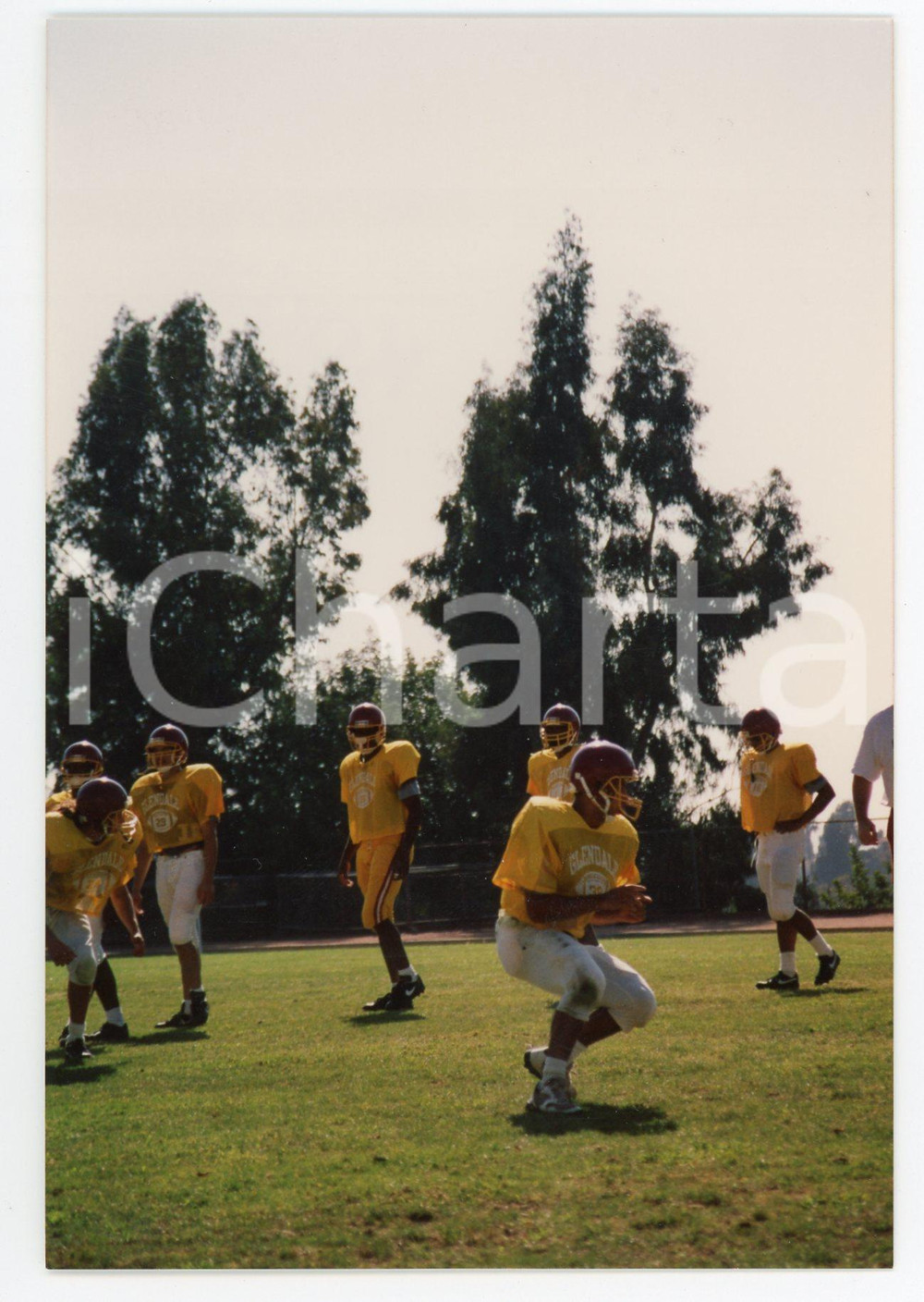 1990 GLENDALE - FOOTBALL Workout of GLENDALE College team *Foto 10x15 cm (31)