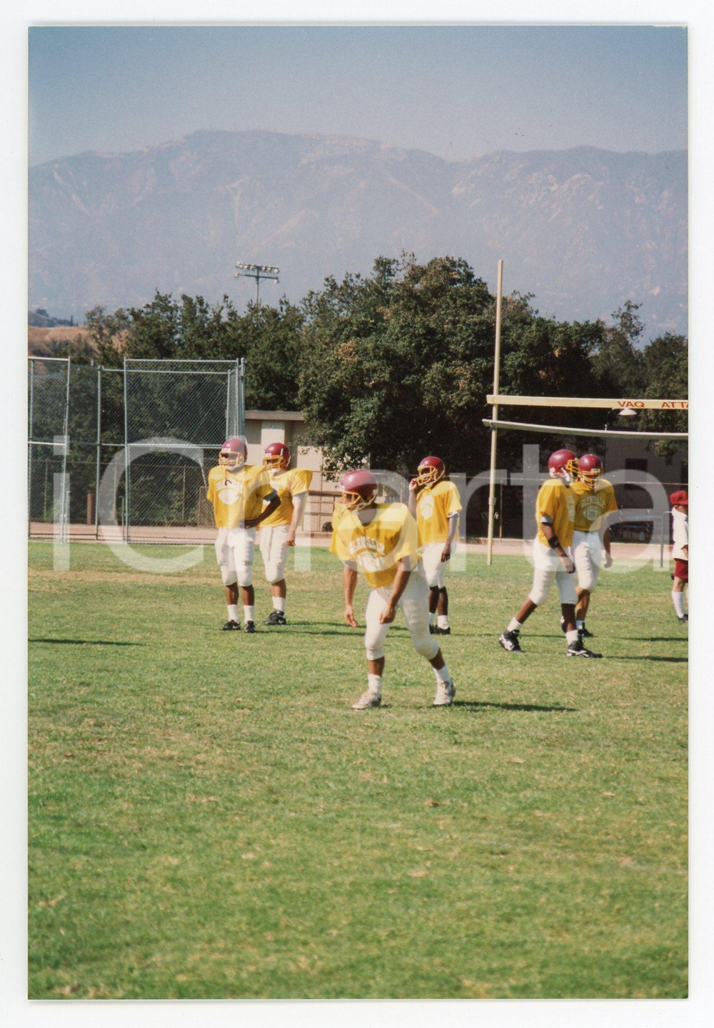 1990 GLENDALE - FOOTBALL Workout of GLENDALE College team *Foto 10x15 cm (32)