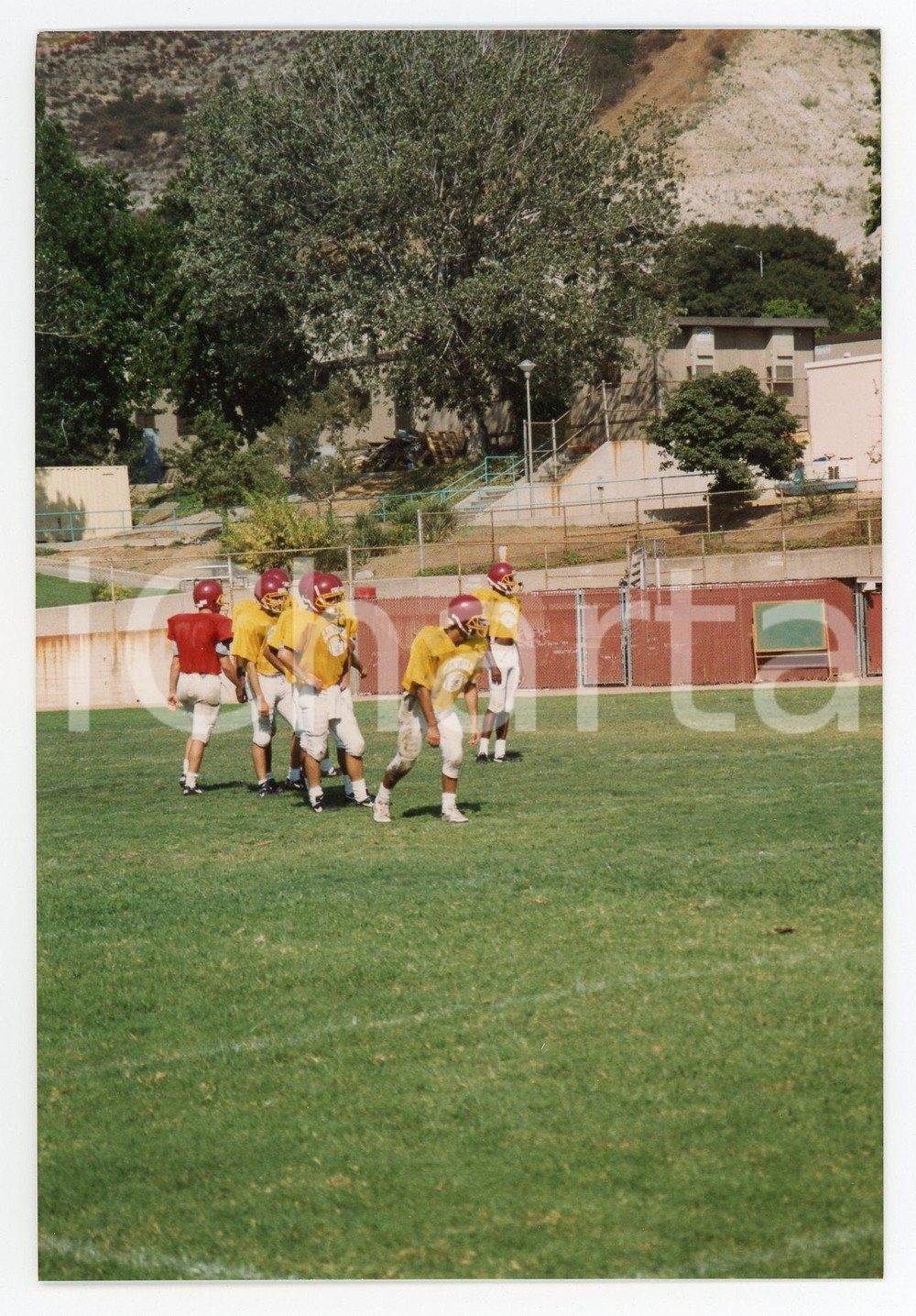 1990 GLENDALE - FOOTBALL Workout of GLENDALE College team *Foto 10x15 cm (36)