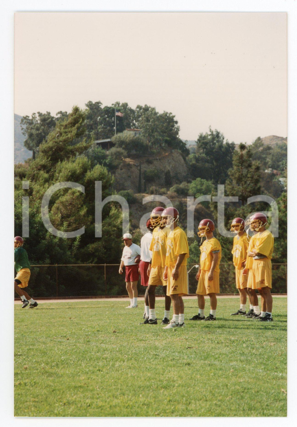 1990 GLENDALE - FOOTBALL Workout of GLENDALE College team *Foto 10x15 cm (37)