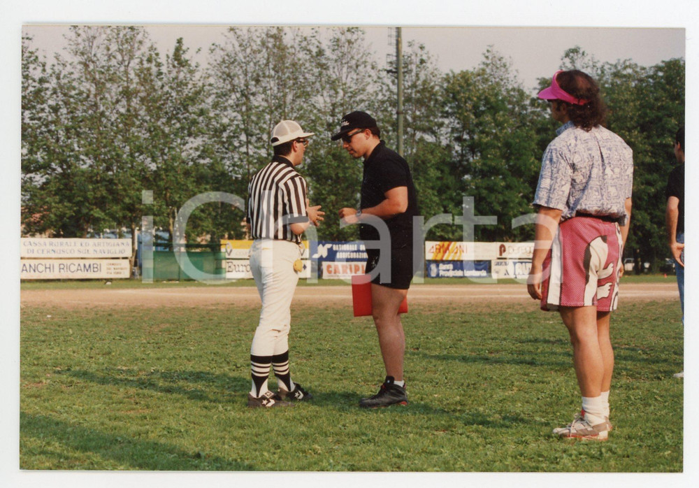 1995ca FOOTBALL Francesco "Tato" ZAMICHIELI Head coach BLACKHAWKS Cernusco 5