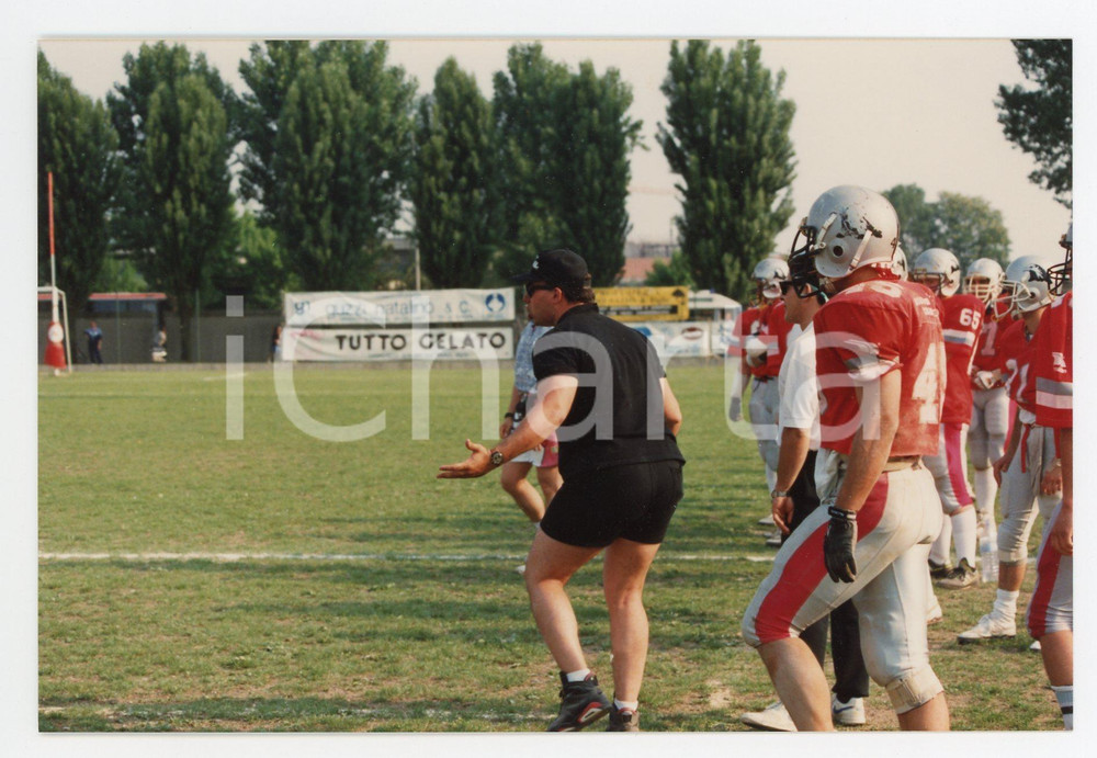 1995ca FOOTBALL Francesco "Tato" ZAMICHIELI Head coach BLACKHAWKS Cernusco 2