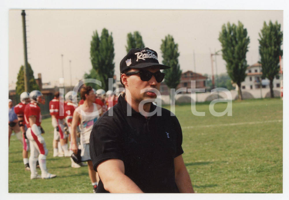 1995ca FOOTBALL Francesco "Tato" ZAMICHIELI Head coach BLACKHAWKS Cernusco 3