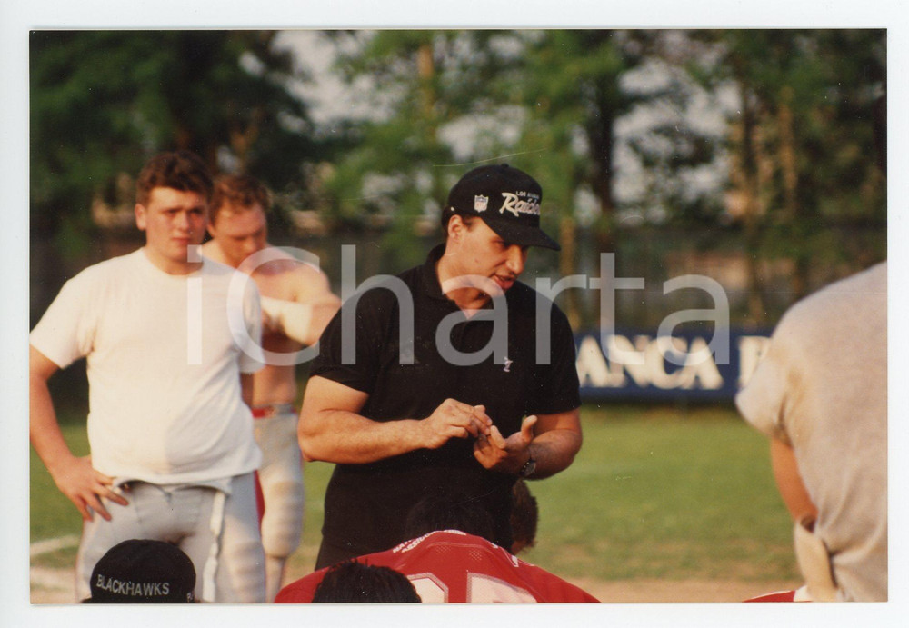 1995ca FOOTBALL Francesco "Tato" ZAMICHIELI Head coach BLACKHAWKS Cernusco 4