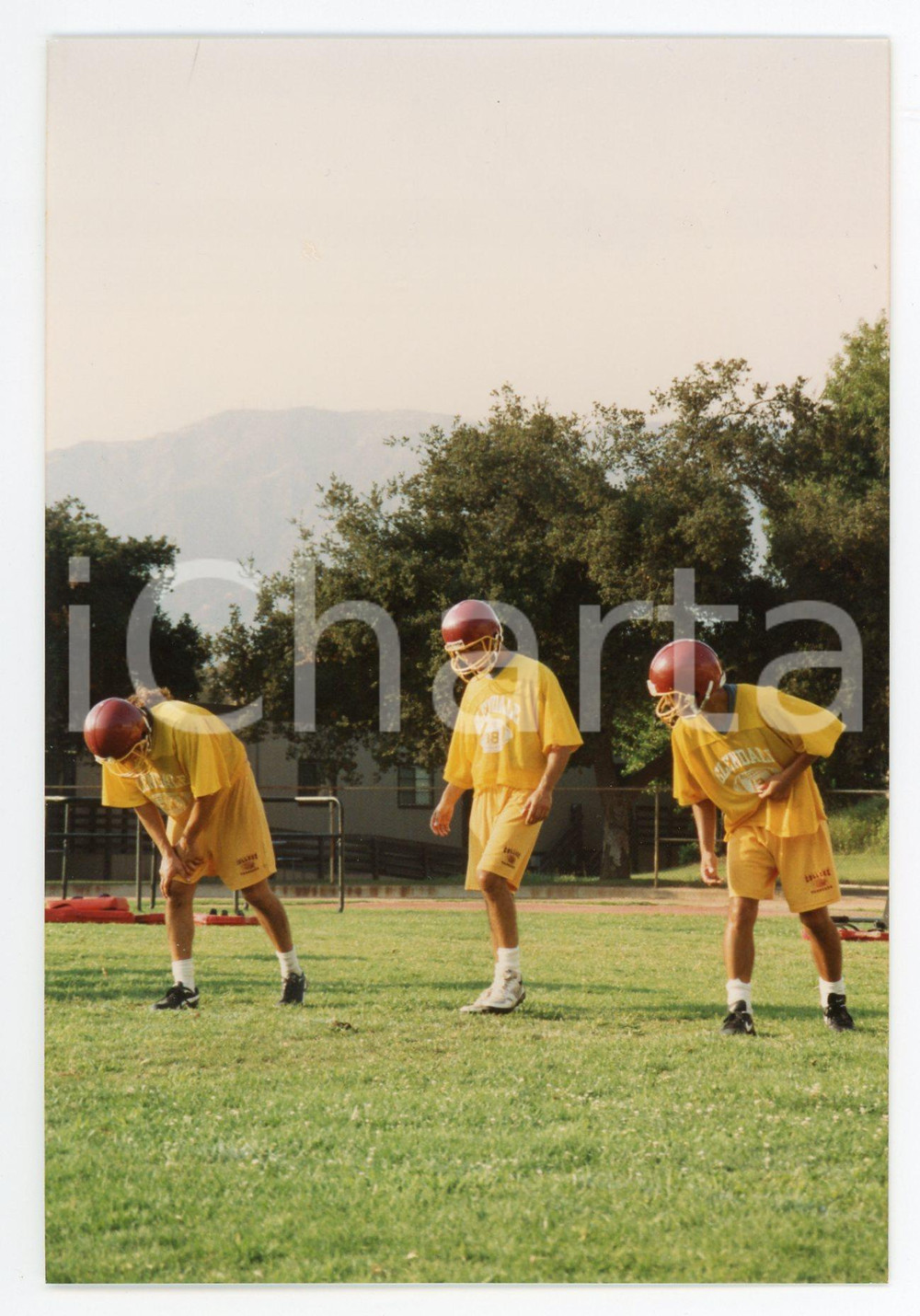 1990 GLENDALE - FOOTBALL Workout of GLENDALE College team *Foto 10x15 cm (61)