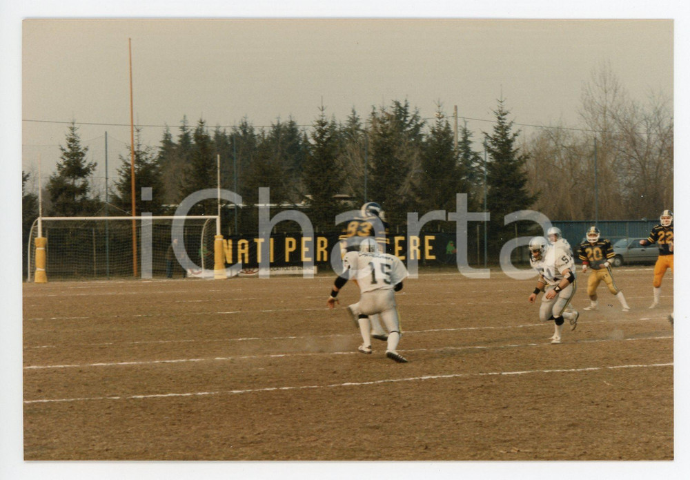 1987 MODENA - FOOTBALL FALCHI Modena vs FROGS Legnano *Foto 15x10 cm (4)