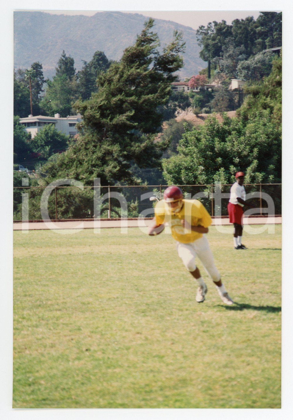 1990 GLENDALE - FOOTBALL Workout of GLENDALE College team *Foto 10x15 cm (72)