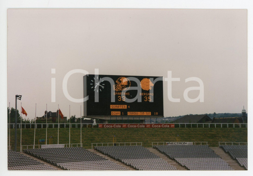 1995 SHEFFIELD - AFLE Great Britain SPARTANS vs LIONS Bergamo *Foto 15x10 cm 15