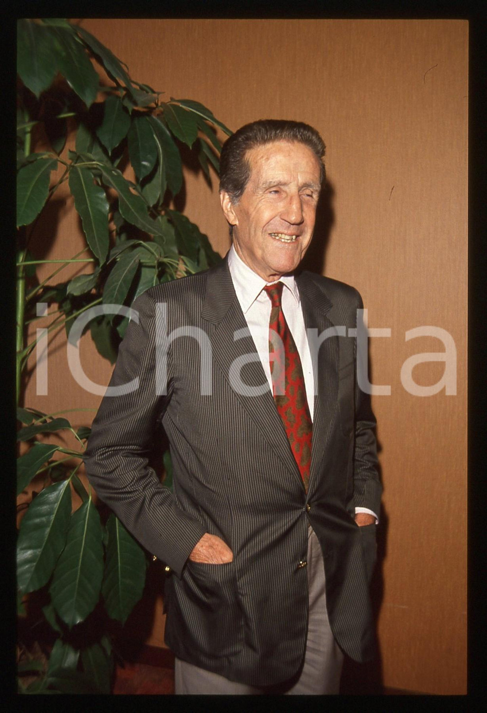 35mm vintage slide* 1991 ITALIA 1 APPELLO DEL MARTEDÌ Helenio HERRERA-Ritratto 2