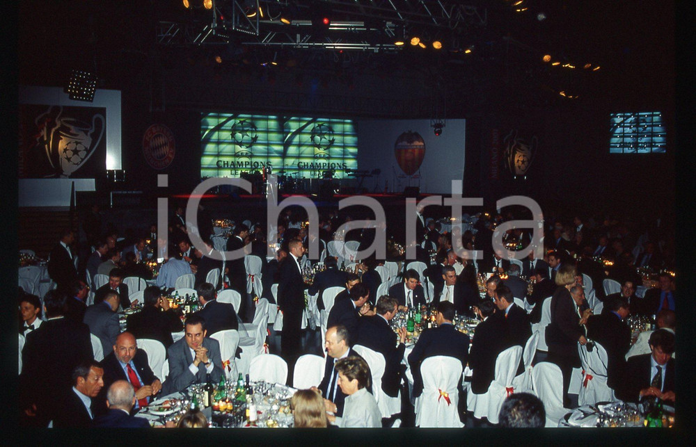 35mm vintage slide* 2001 MILANO - UEFA Champions League Final Celebration Party