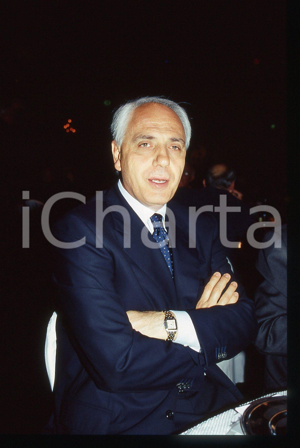 35mm vintage slide* 2001 MILANO Roberto BETTEGA - UEFA Celebration Party
