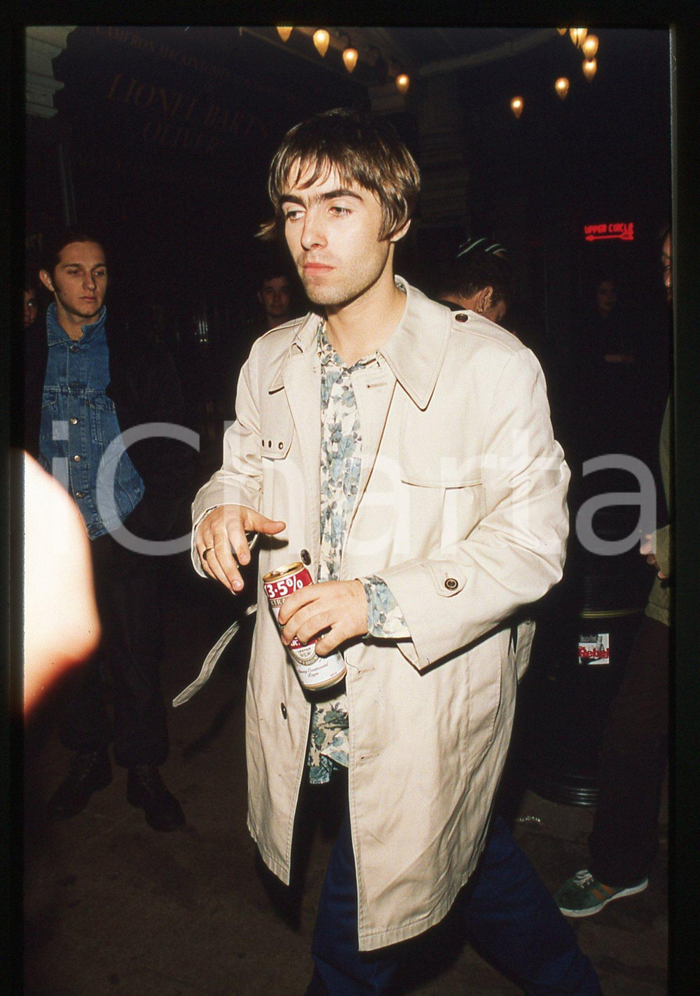 35mm vintage slide* 1995 ca UK - MUSICA Liam GALLAGHER - OASIS Ritratto (3)