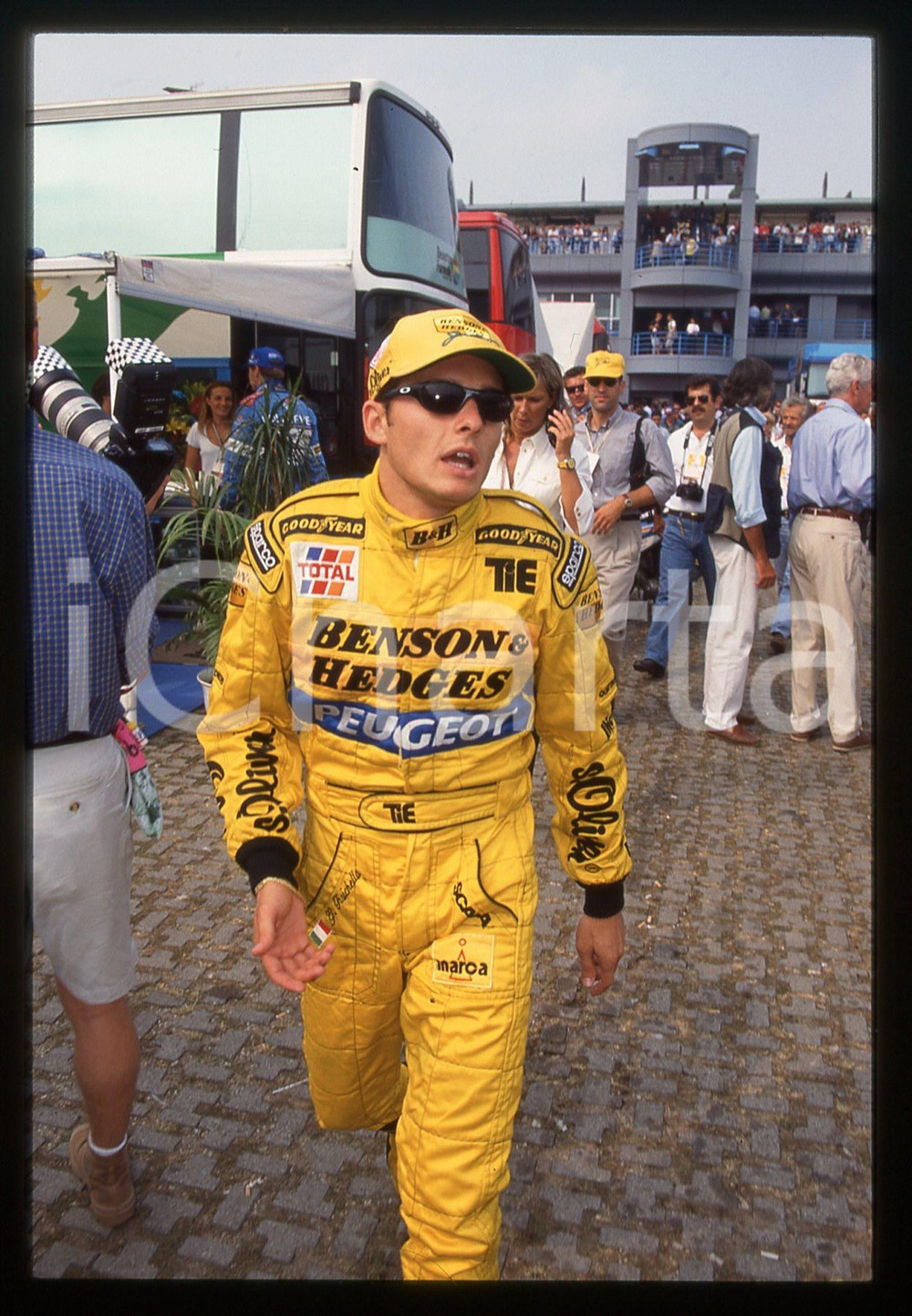 35mm vintage slide* 1997 GP SAN MARINO Giancarlo FISICHELLA - Ritratto pilota 7