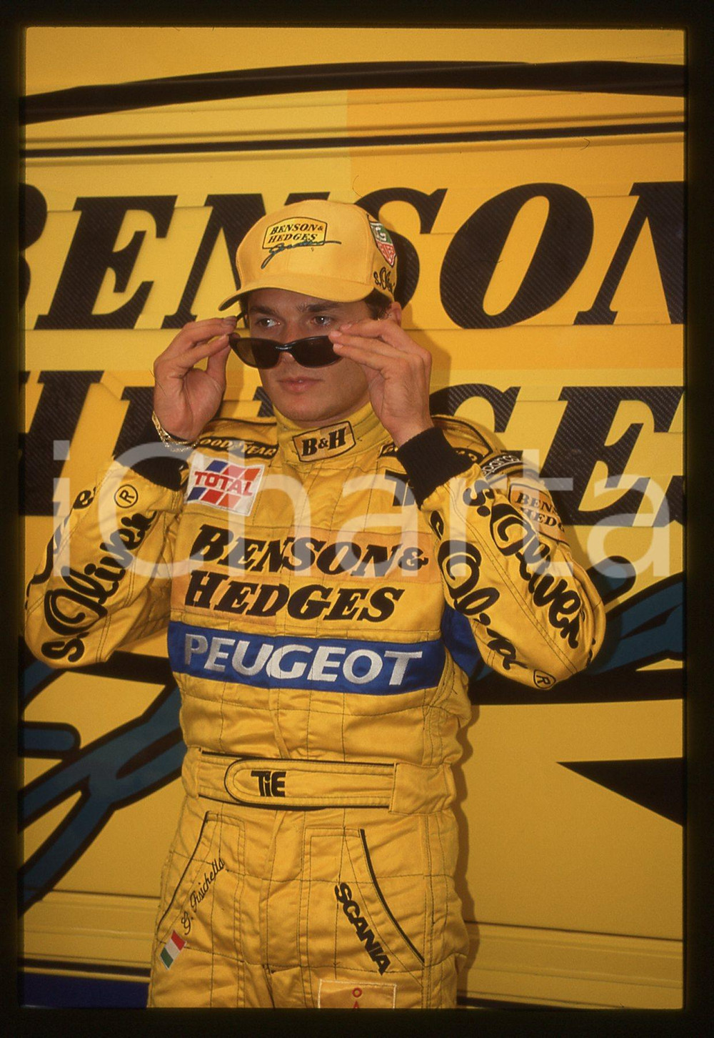 35mm vintage slide* 1997 GP SAN MARINO Giancarlo FISICHELLA - Ritratto pilota 9
