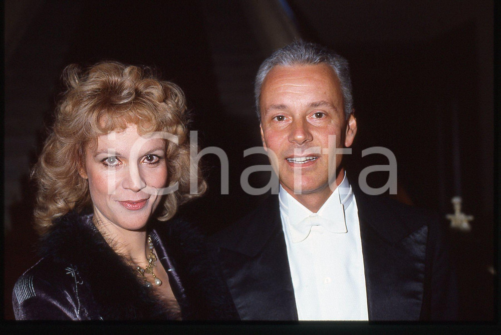 35mm vintage slide*1990ca ITALIA - TEATRO Lucia e Paolo POLI Ritratto attori (4)