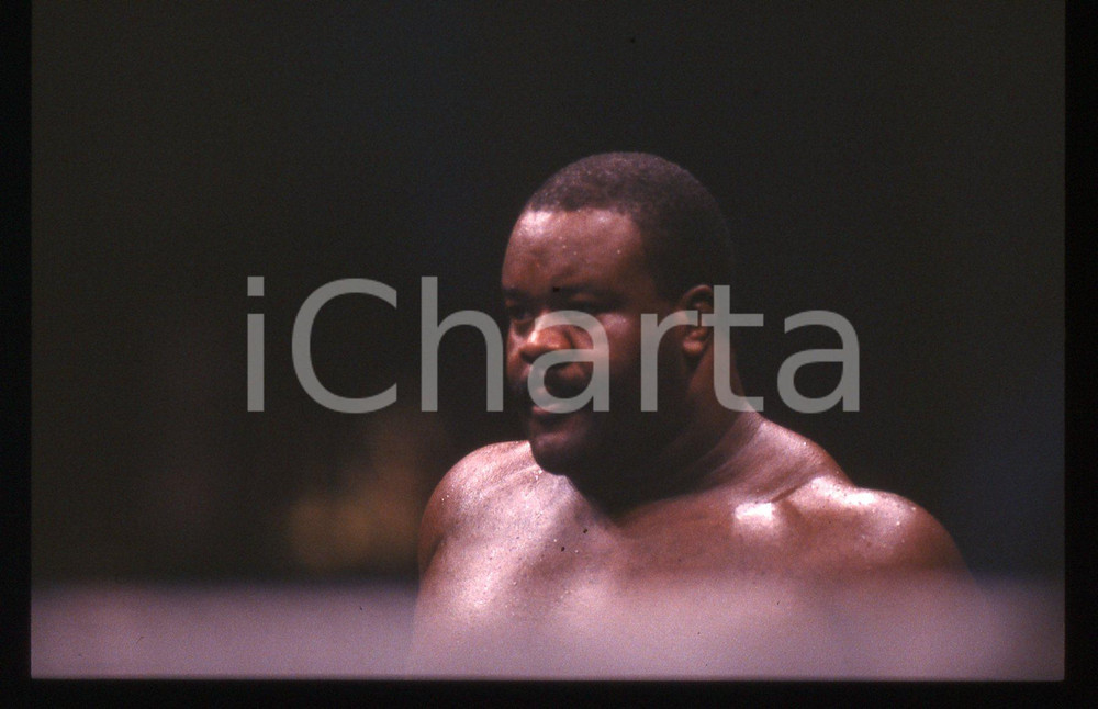 35mm vintage slide* 1987 MILANO WWF HOUSE SHOW - JUNKYARD DOG Sylvester RITTER 3