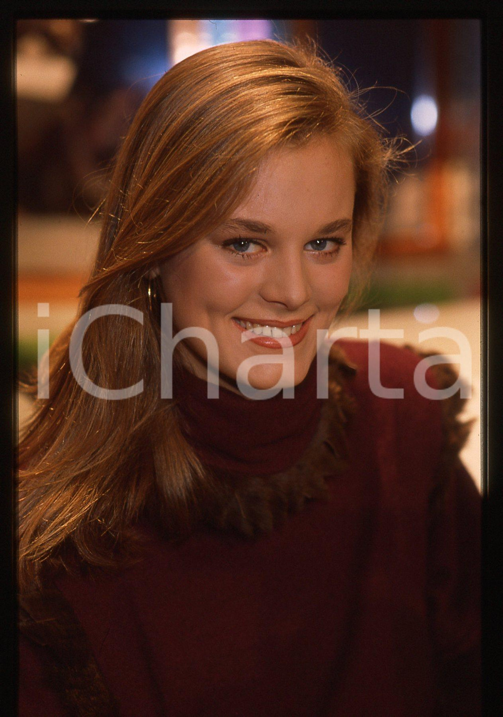 35mm vintage slide* 1990 ca CINEMA Rita GRECO - Ritratto dell'attrice