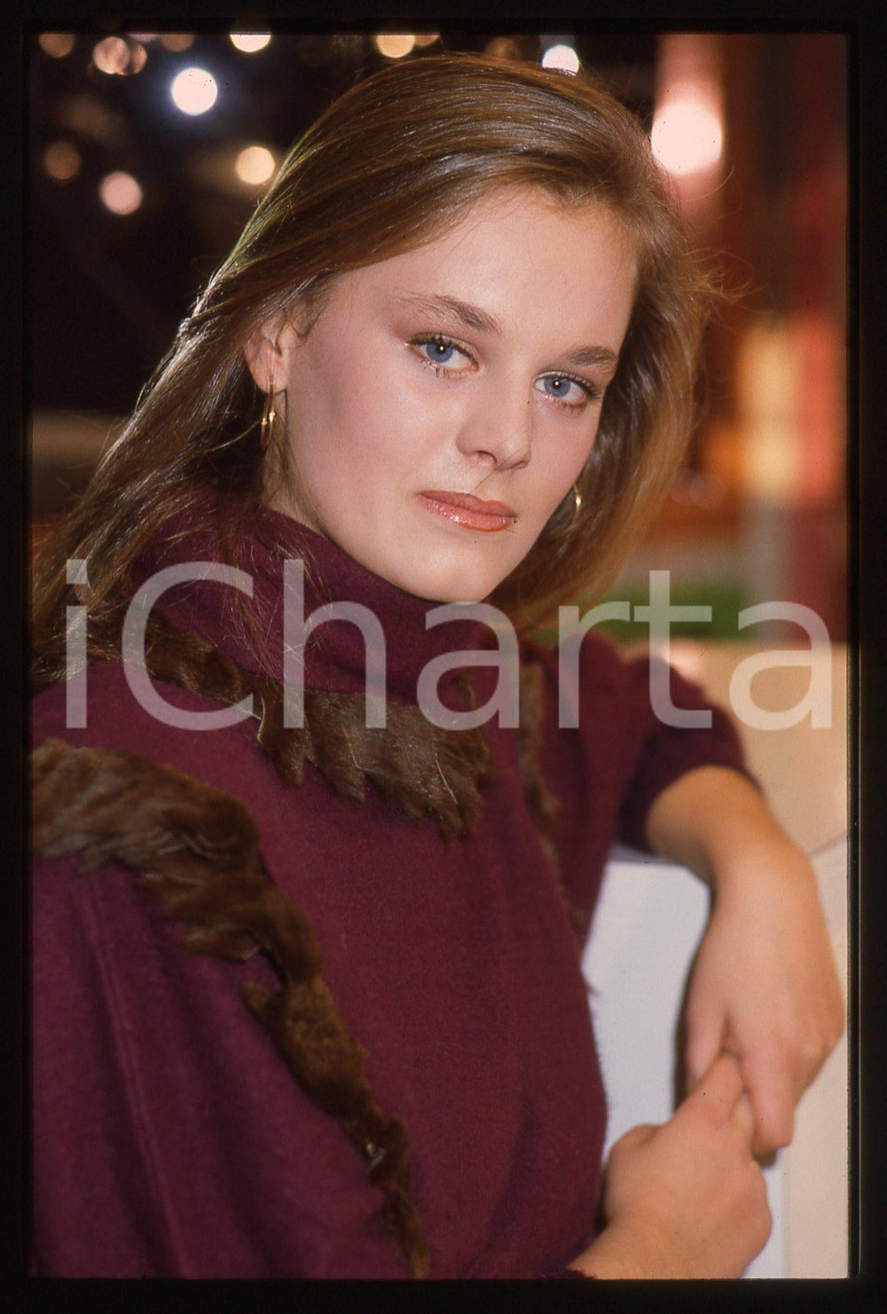 35mm vintage slide* 1980 ca CINEMA Rita GRECO - Ritratto dell'attrice (4)