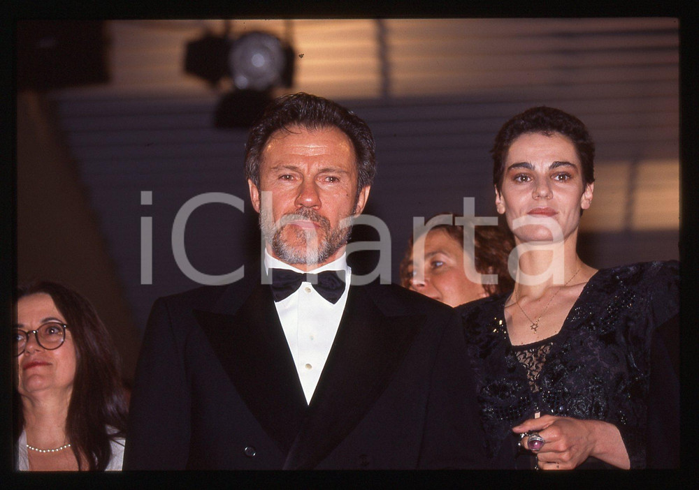 35mm vintage slide* 1995 FESTIVAL CANNES - Harvey KEITEL Maya MORGENSTERN (2)