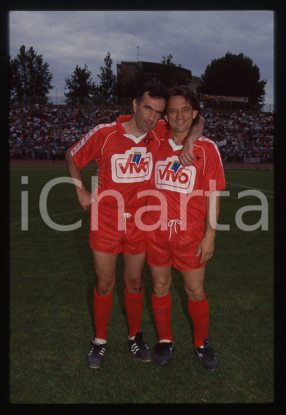 35mm vintage slide* 1990 ca MANTOVA Roberto BONINSEGNA e Gene GNOCCHI