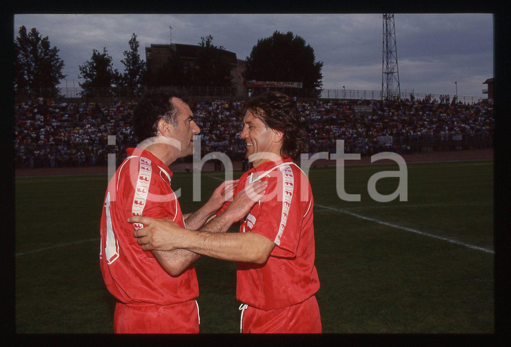 35mm vintage slide* 1990 ca MANTOVA Roberto BONINSEGNA e Gene GNOCCHI (2)