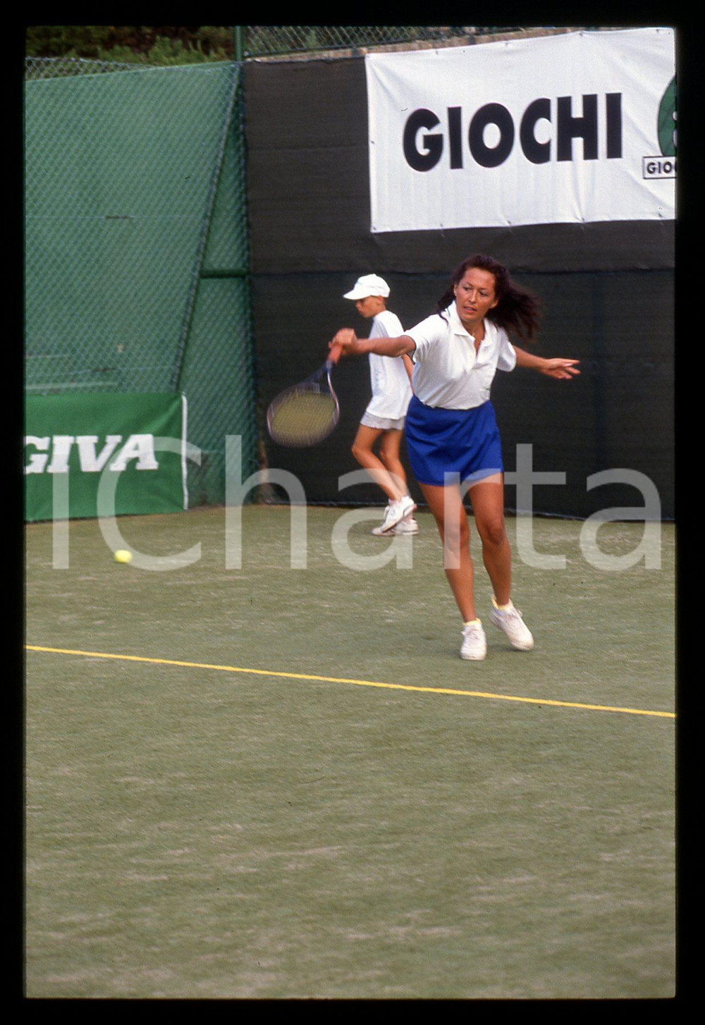35mm vintage slide* 1995 ca SARDEGNA - Carmen LASORELLA gioca a tennis (6)