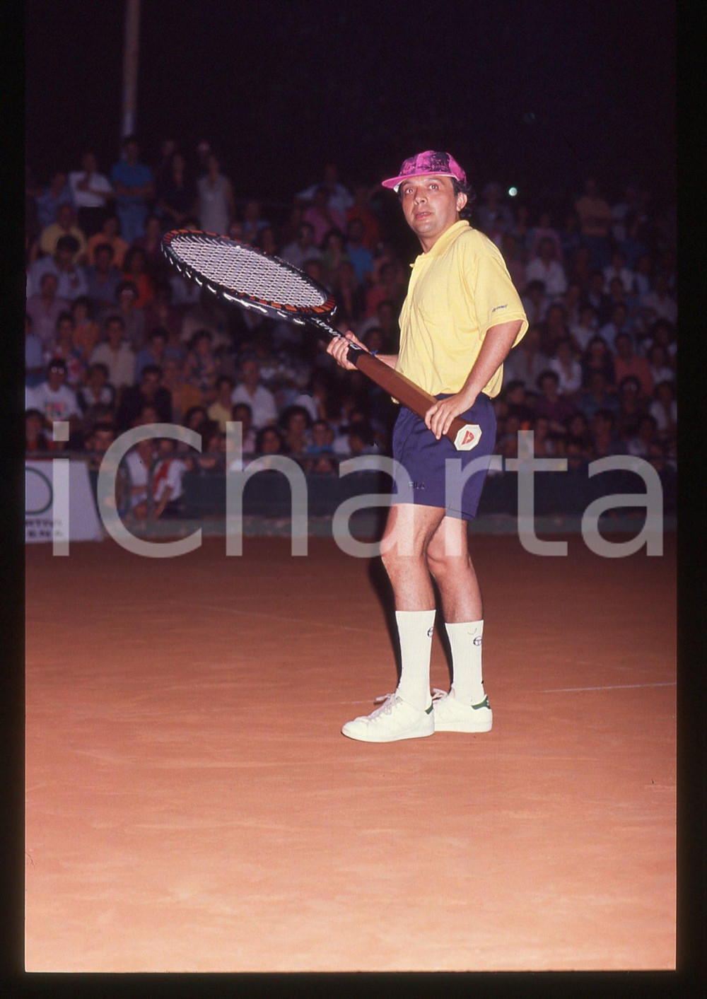 35mm vintage slide* 1992 CERVIA - Piero CHIAMBRETTI - Torneo vip tennis (2)